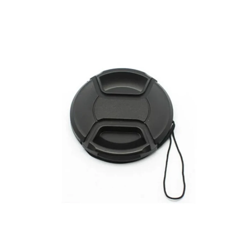 

37 39 40.5 43 46mm camera lens cover center pinch Snap-on lens cover bayonet cover for canon nikon Sony camera Lens without logo, Black