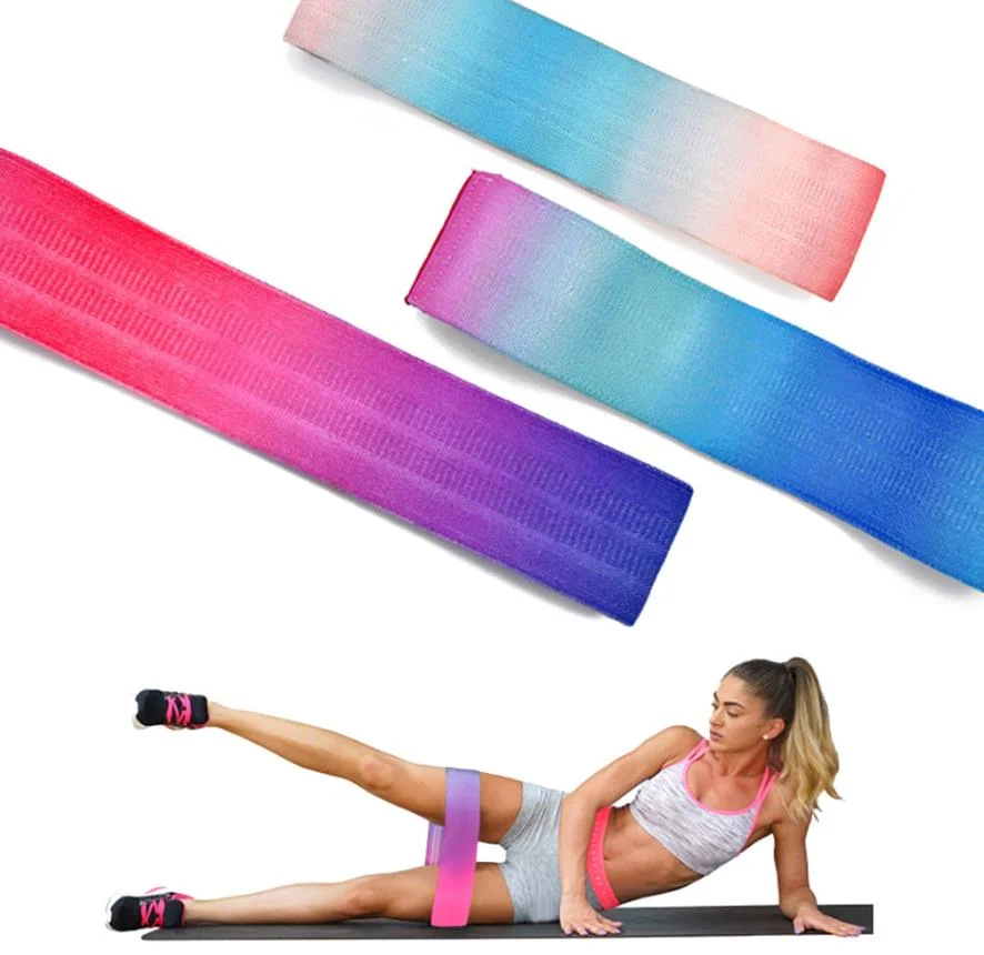 

2021 custom indoor elastic exercise bands hip circle resistance band booty belt