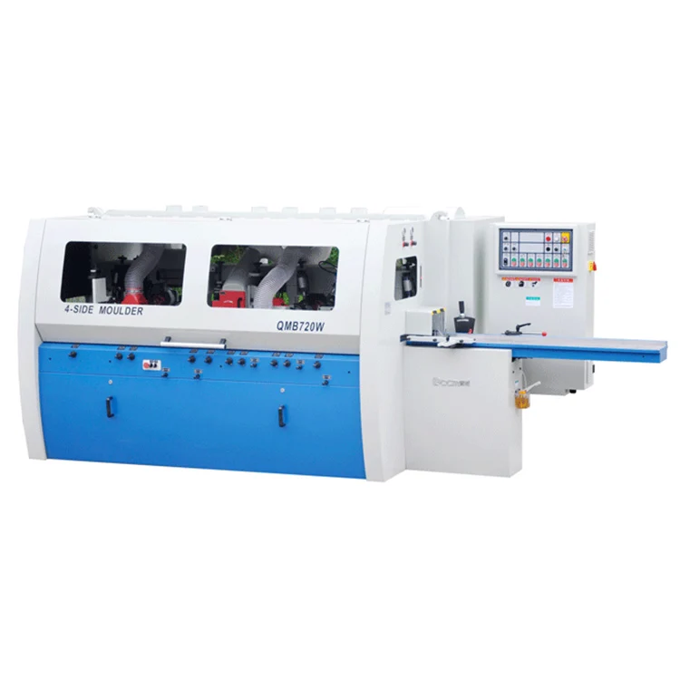 
7 Spindle Four Side Profile Planer Molder Woodworking Machine QMB723W High Performance 