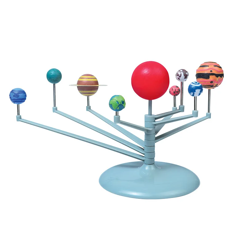 

The astronomy science education solar system nine planets model assembles DIY the children experiment Graffiti toys, Picture
