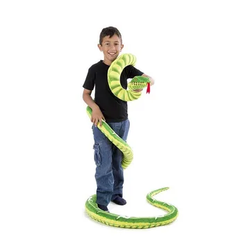 green snake plush