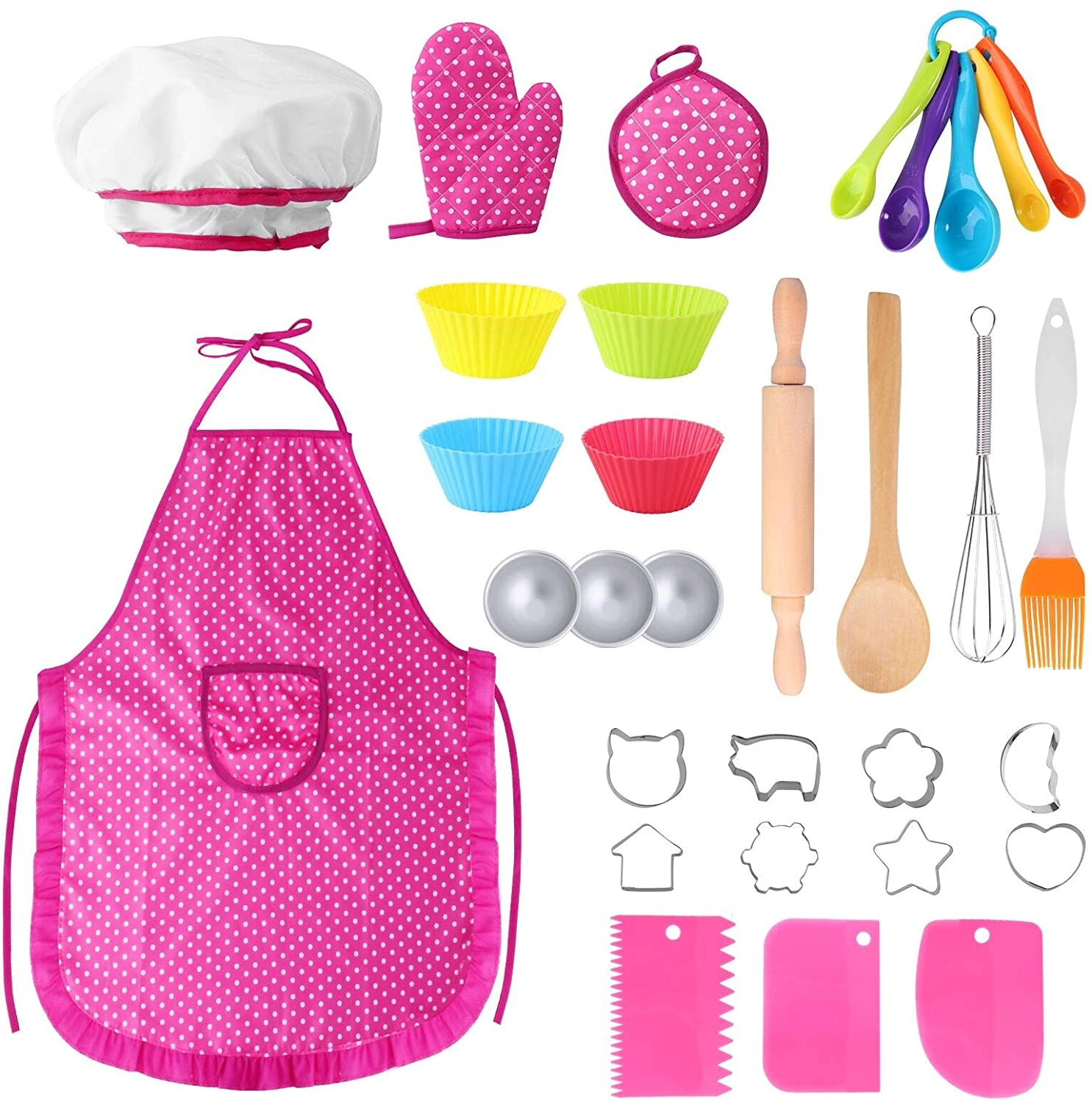 

31pcs set Professional Kitchen Cake Children Kids Bakeware Baking Tools Set