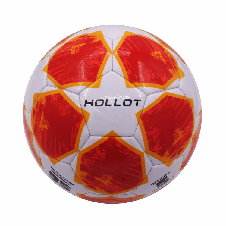 

Hot Sale 32 Panels Custom Logo Training Pvc Machine Stitched Football Soccer Ball