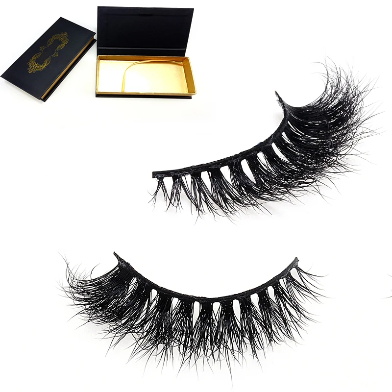 

Wholesale Price Private Label 3D Mink Strip Eyelashes custom packaging Mink Lashes, Black or as customer's request