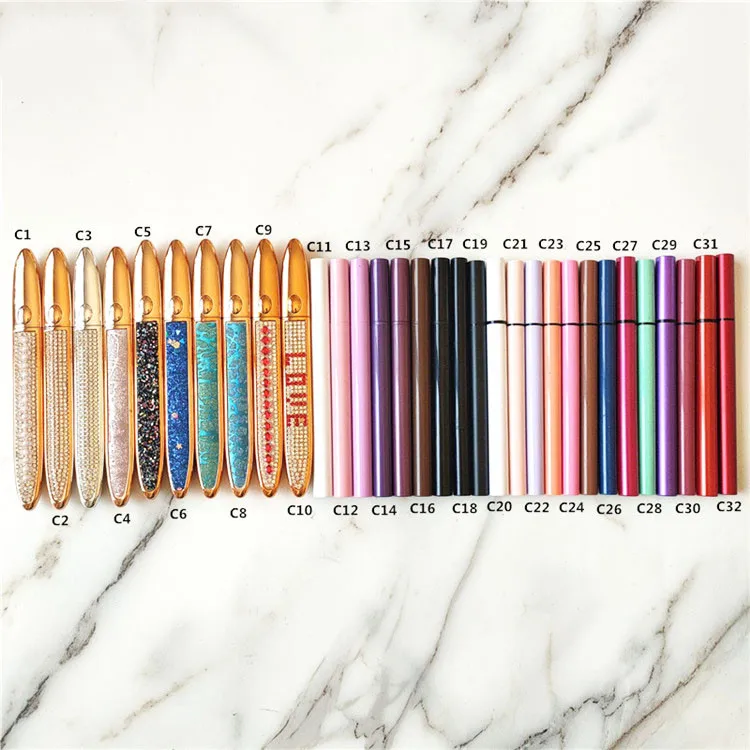 Custom Glitter Lashglue Pen Eyeliner Adhesive Private Label Waterproof