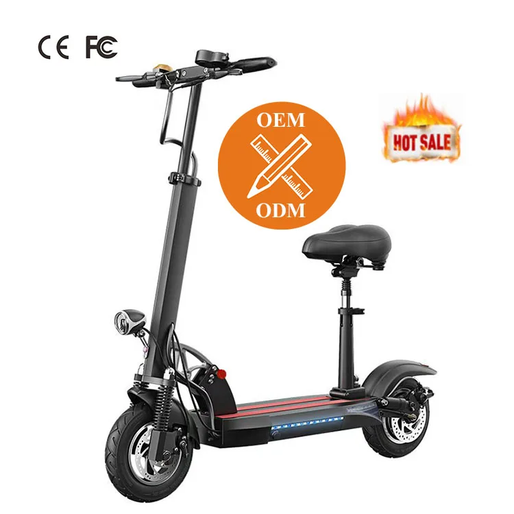

China 10inch 800W Long Range 50km 80km Cheap E Foldable Mobility with Seat Adult Wholesale Waterproof Two Wheel Electric Scooter