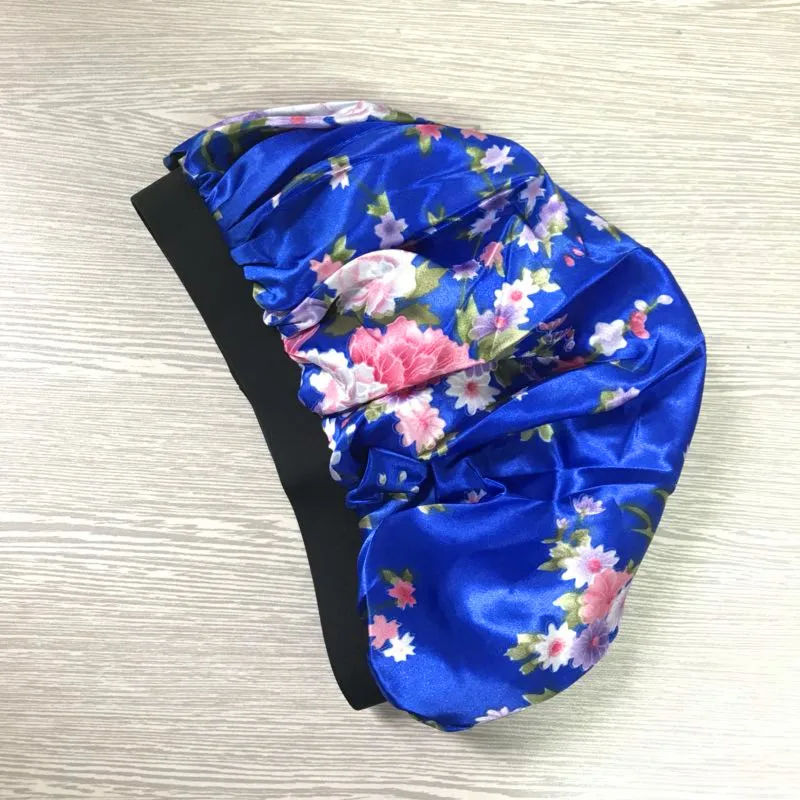 

2021 Wholesale African Printing Women Hair Bonnets Sleep Cap Bonnets satin hair bonnet