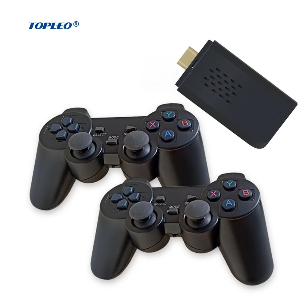 

Topleo 36000+ games android tv box 4K 3d machine game box console m8 game stick