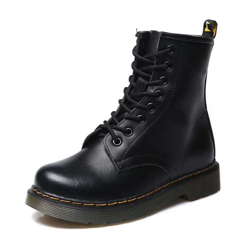 

black genuine leather tactical winter men's boots women's shoes for men Oxford custom army commando military combat riding