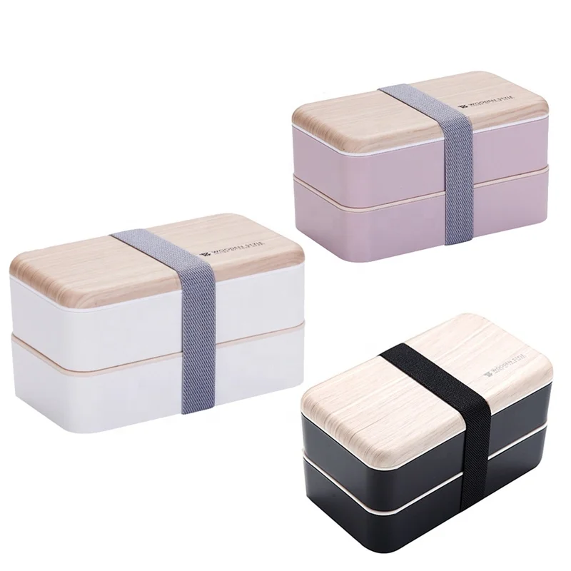 

Bento Box 2 Tiers Lunch Box Food Container with Cutlery Set for Adults and Kids Microwave Dishwasher Safe Bento Bento Box 2 Tie