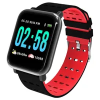 

2020 smartwatch sports waterproof A6 smart watch fitness heart rate monitoring tracker sleep monitoring strap for Android IOS