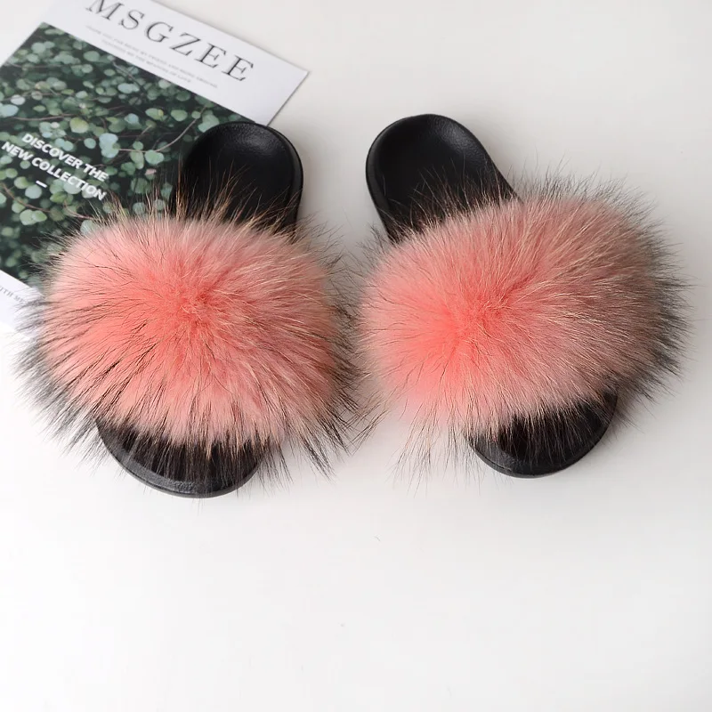 

2020 New Release Winter Ladies Slippers Multicolor Fur Slippers Sandals For Women And Ladies Platform Sandals Women