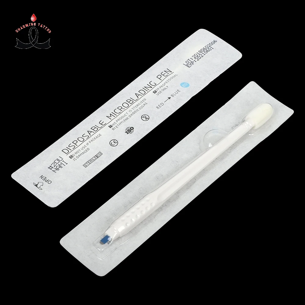 

Lushcolor New Arrival White Microblading Disposable Tool Microblade Eyebrow Pen