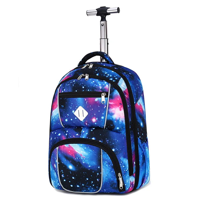 

OEM Factory Price Kids Wheel Aluminum Trolley School Bag For Student