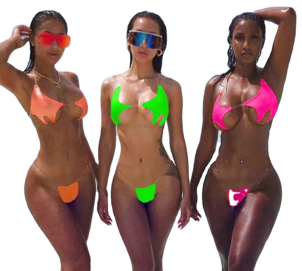 

2021Sexy Women Swimwear Ladies Bikini Swimwear Fashion Brief Thong Bottom Swimwear beachwear Bathing Suit