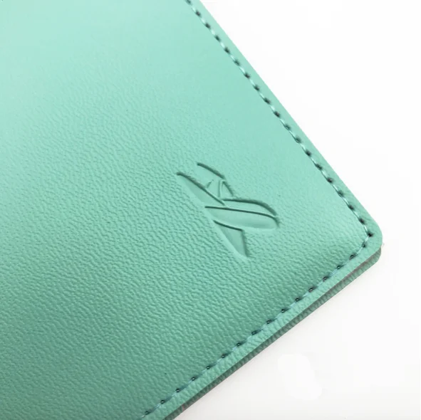 
Hot sale Custom PU leather passport cover with embossed logo 