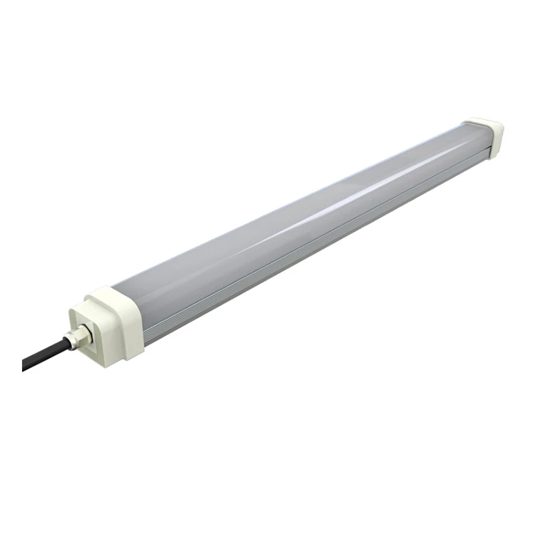 Clear Fluorescent 12-24V Industrial Shower  Ip66 2 36W Waterproof Light Fixture