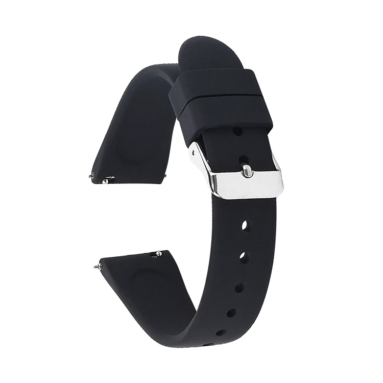 

20mm custom rubber watch band strap silicone wrist strap, Optional