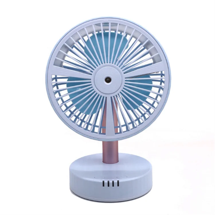 
Factory Direct Sales New Charging Humidifier Small Fan USB Mute Spray Moisturizing Desktop Mini fan 