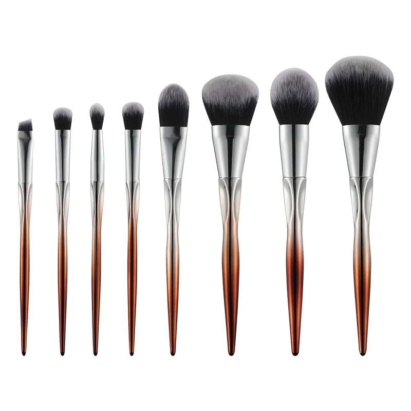 

GRACEDO 8 Pcs Makeup Brushes Flat Kabuki Premium Synthetic Foundation Powder Concealer Eye Shadows Makeup Brush Set