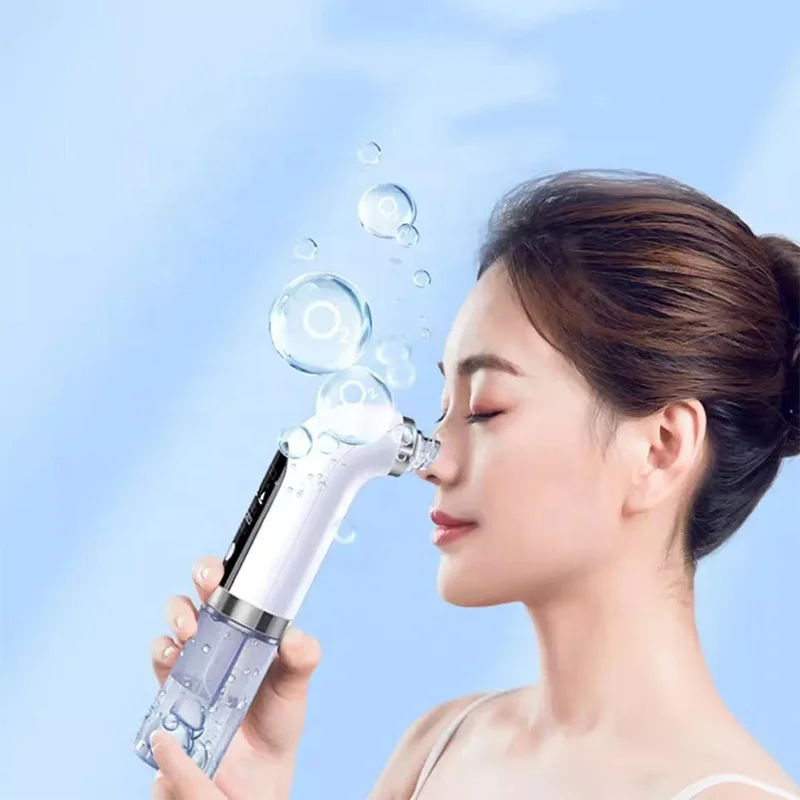 

Skin Care Pore Cleaner Tool Electric Blackhead Remover Vacuum for Nose support VIP Dropshipping blackhead remover vacuum, White
