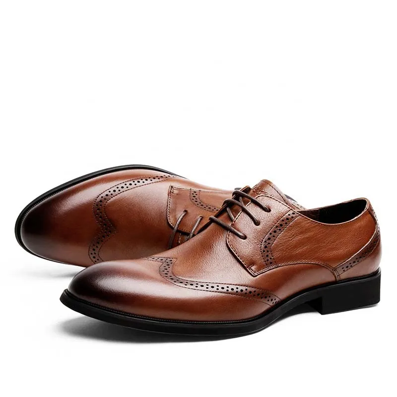 

Business Formal Leather Fabric Leather Shoes Men Oxford