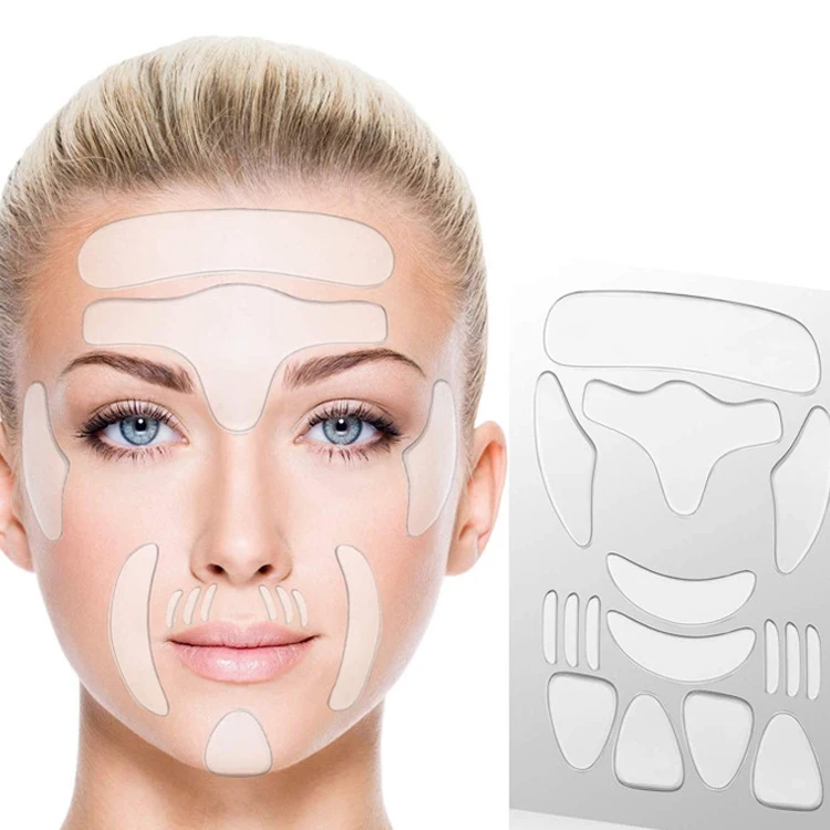 

Anti Wrinkle Wrinkle Remover Patches Skin Lifting Tape Face Wrinkle Removal tape Anti Aging Sticker, Transparent mat