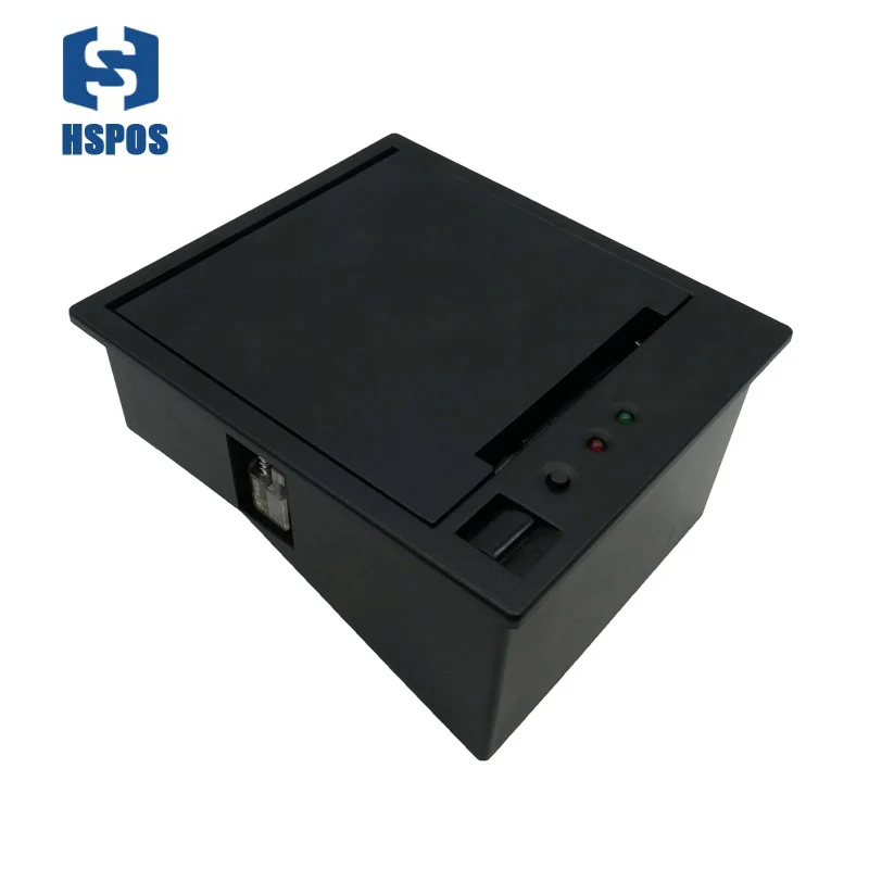 

USB+TTL / USB+RS232 58mm panel printer with Auto cutter mini embedded thermal receipt printer hspos brand EC58, Black color