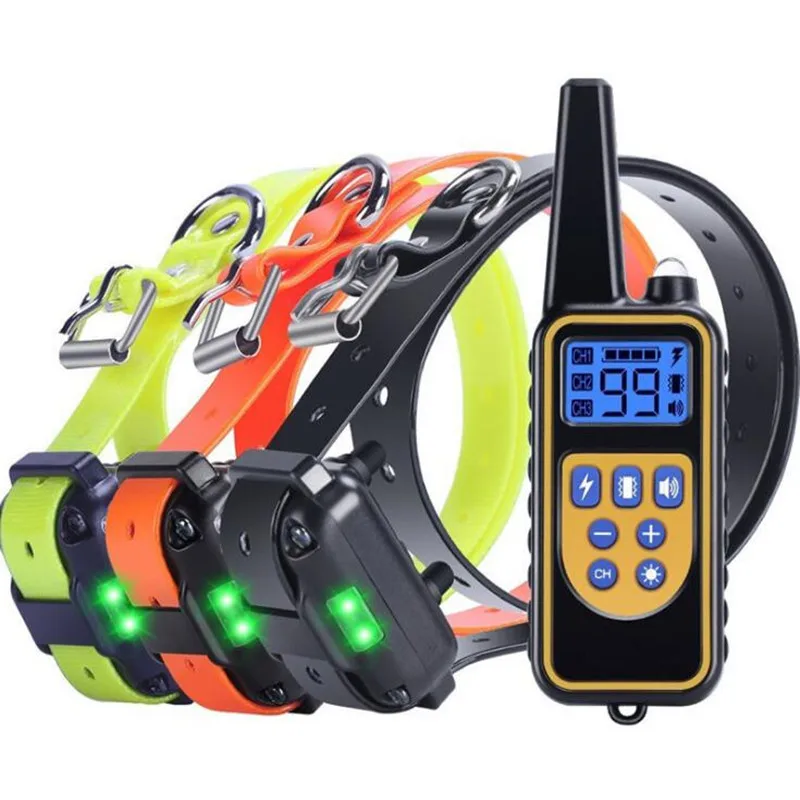 

New Product Top Electronic Shock Pet Trainer Waterproof 800m Remote Dog Training Collar