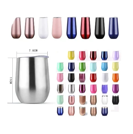 

Eco friendly cups 2020 Manufacturer factory Stainless steel double wall water cups wine tumbler insulated coffee tumbler for gym