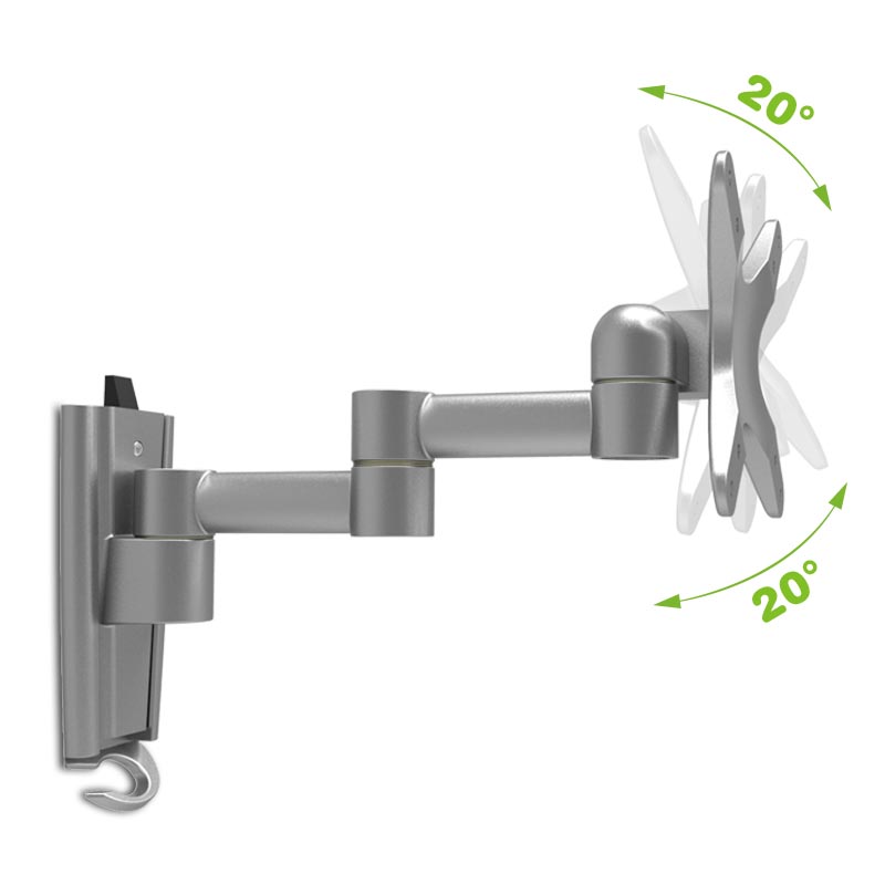 

13-32" Aluminum Alloy LED LCD TV Wall Mount Retractable Arm Bracket