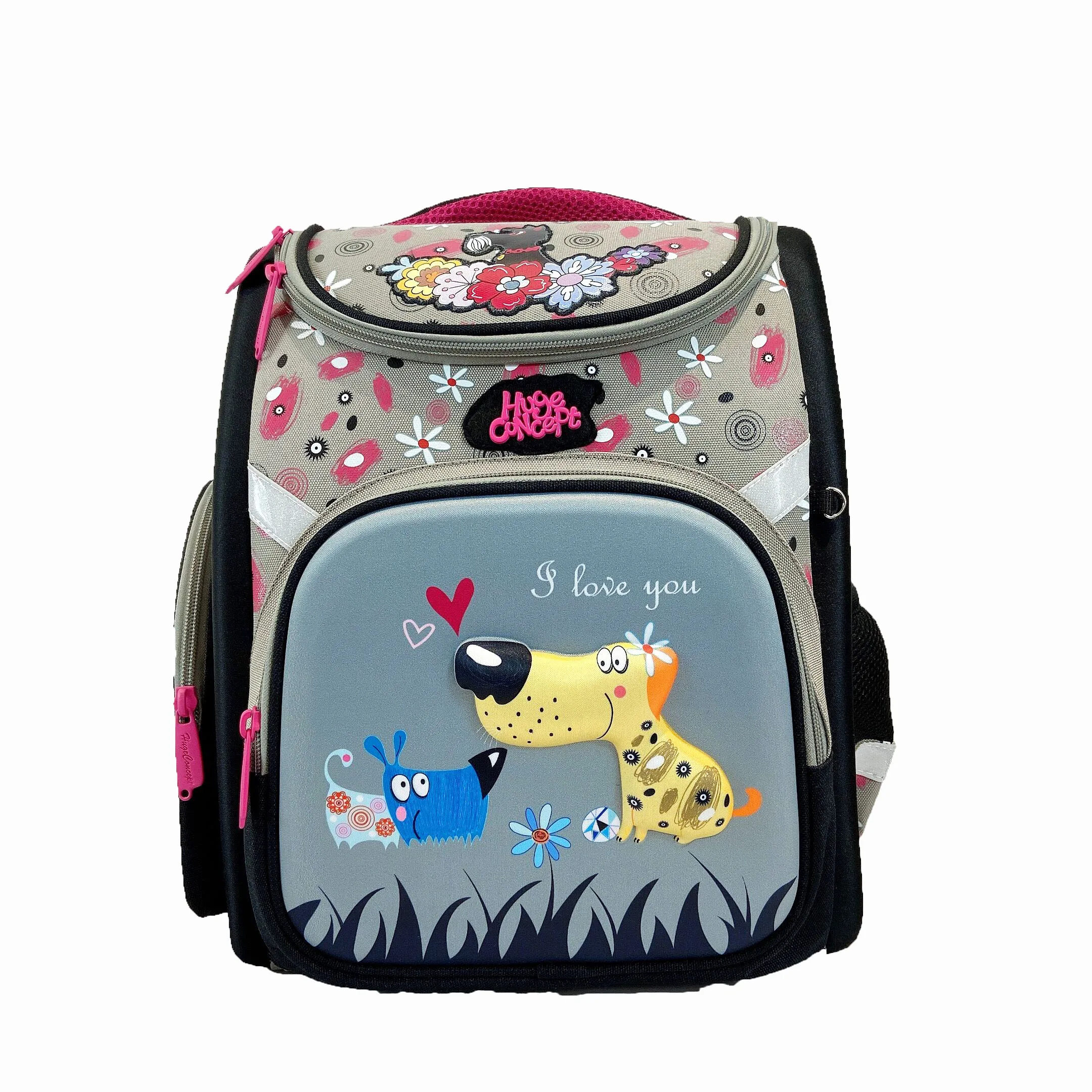 

3D digital printing backpack cartoon leisure bag School bags, Customized