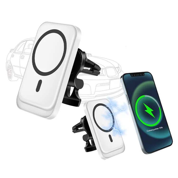 

Universal Car Auto Qi Wireless Smart Quick Charge 15W Magnetic Fast Charging Stand For iPhone 12 Mobile Phones