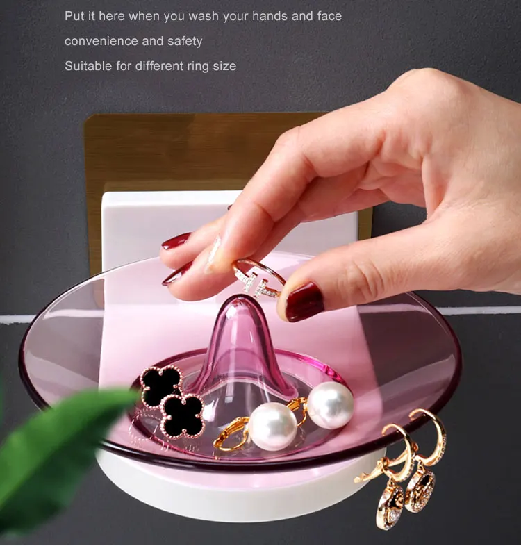Nordic Macron Large Capacity Plastic bathroom decorations Storage Tray rack  jewelry tray cosmetics storage rack