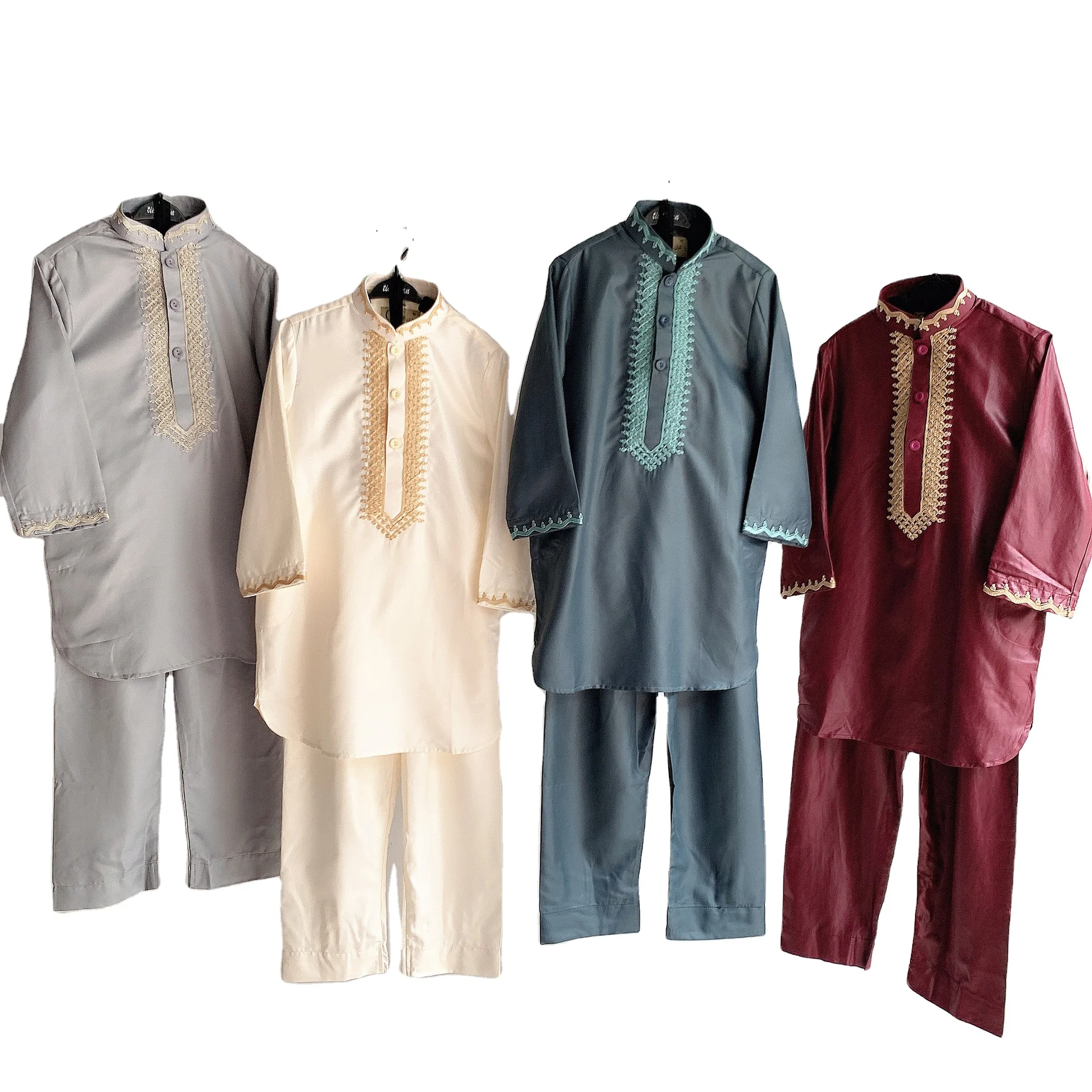 Indian Kurta Design embroidery work Middle East Muslim Kids Clothes 2 Pieces Outfit
Indian Kurta Design embroidery work Middle East Muslim Kids Clothes 2 Pieces Outfit