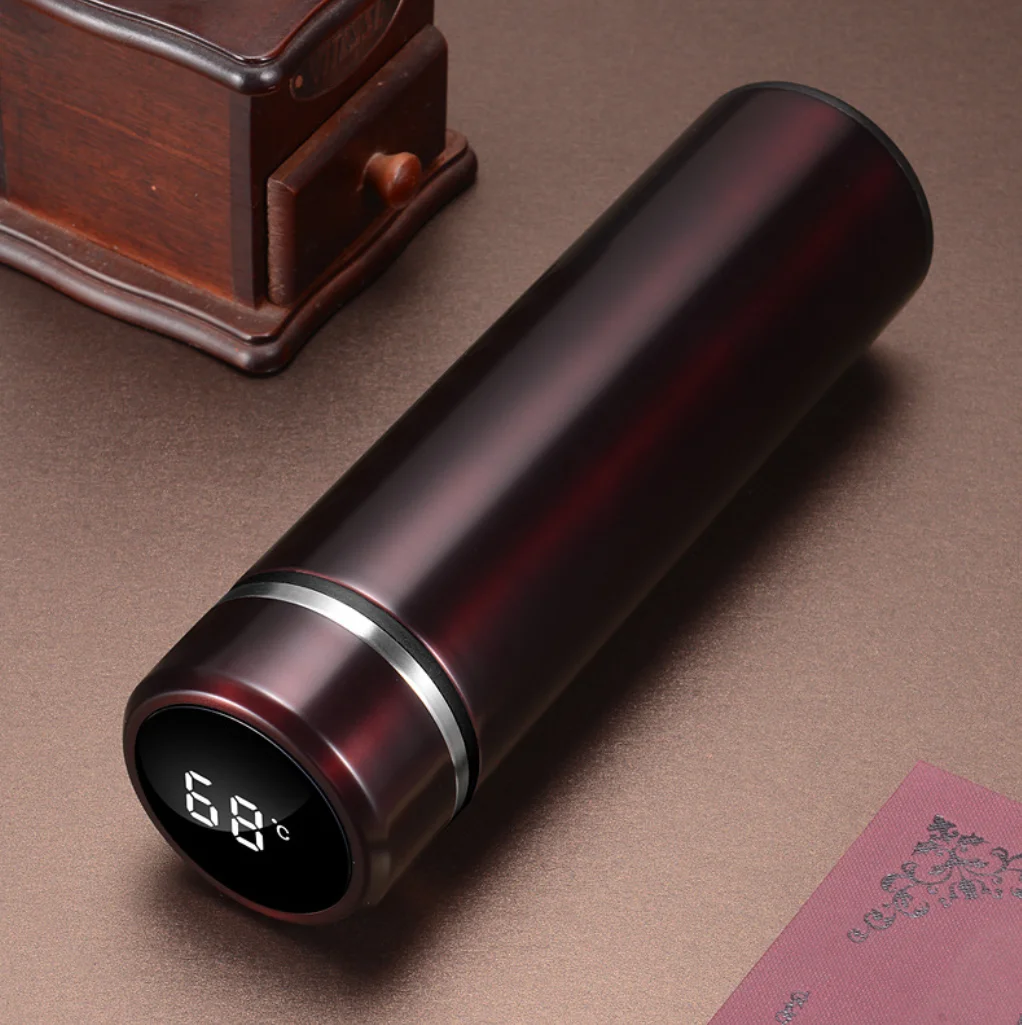 2020 New arrival SUS 316 stainless steel intelligent thermos business gift tea coffee water drinking bottle