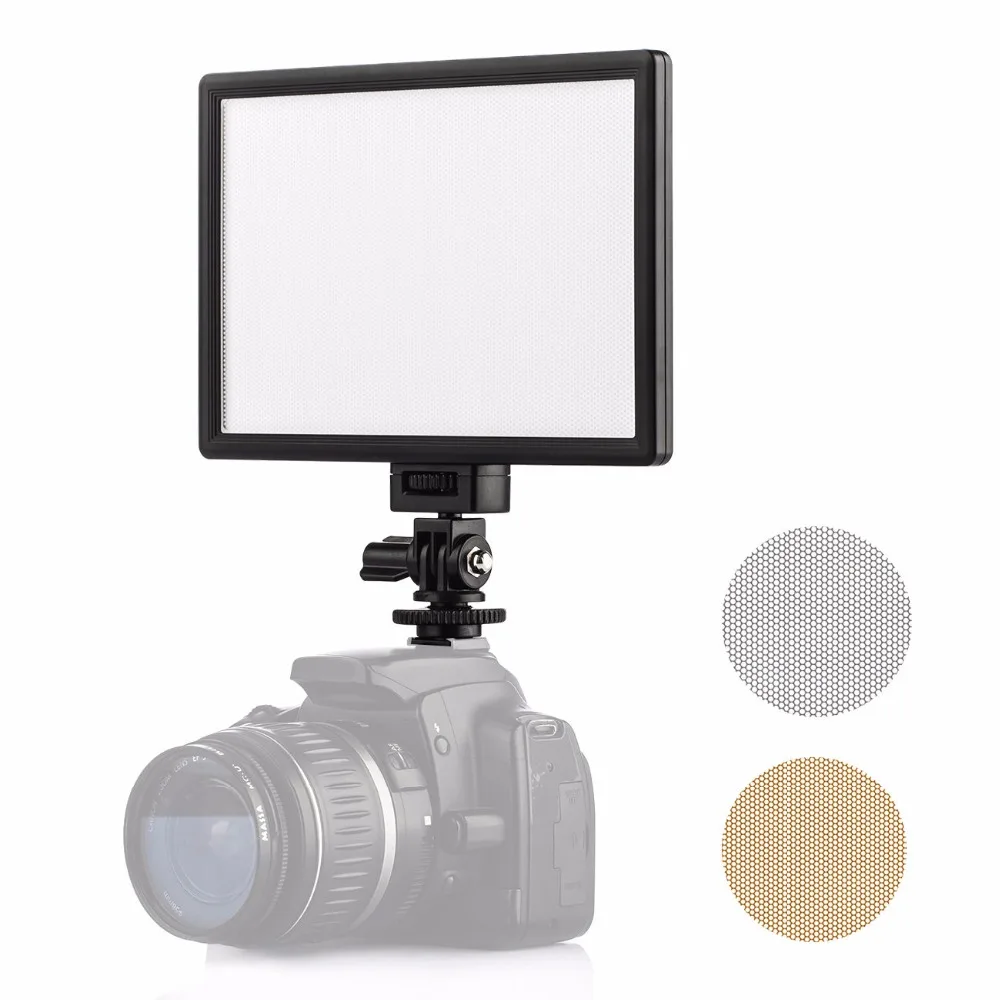 

Viltrox L116T LED Video Light Ultra thin LCD Bi-Color & Dimmable DSLR Studio LED Light Lamp Panel for Camera DV Camcorder