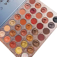 

35 Colors Custom New Amazing Large Wonderful High Pigmented Shining Wet Glitter Eyeshadow Palette