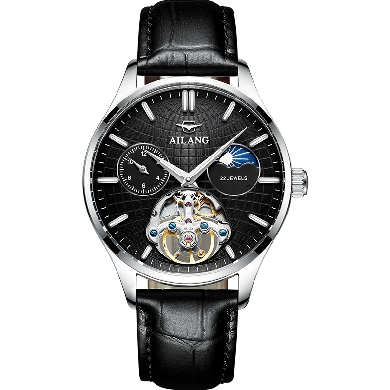 

2021 new hollow men's automatic mechanical watch classic fashion waterproof men's watch