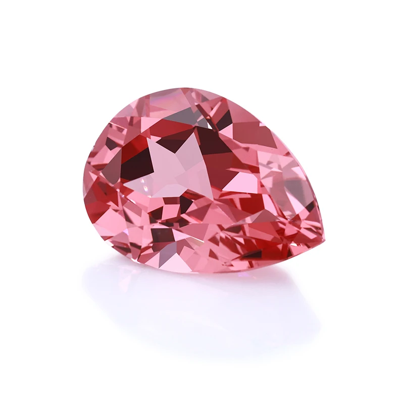 

starsgem fancy lab grown diamond wholesale loose 3ct pear cut pink sapphire