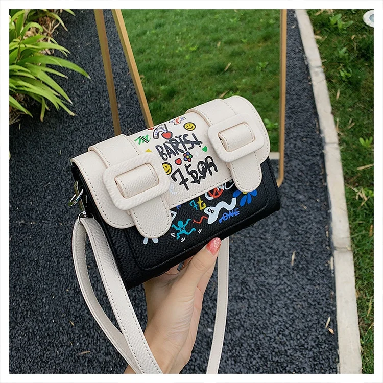 

2020 Fashion Design Ladies HandBag Purses Crossbody Bags Patch Handbags Women, Black, white, purple, orange