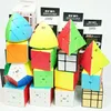 Hot Selling Pyramid Skew Cube Smooth Sticker Cubes Collection Puzzle Toy for Kids Magic Cube