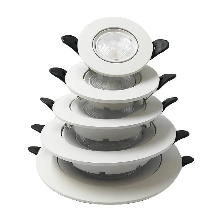 Factory supply new type slim round COB aluminum  24W led down light ceiling lights in low price