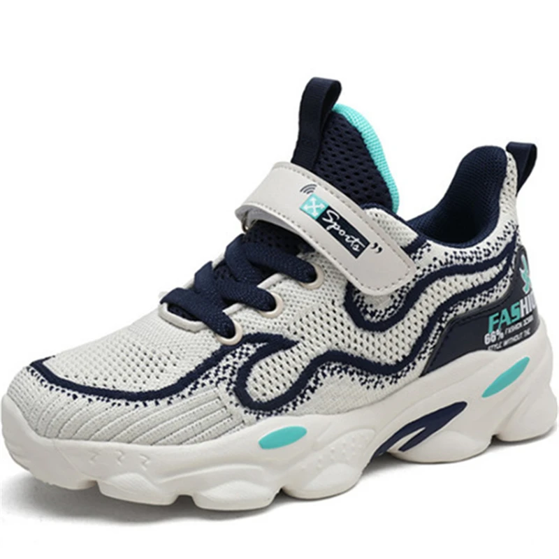 

2021 New Spring Children Shoes Mesh Breathable Boys Girls Sport Shoes Non-slip Outdoor Tennis Fashion Kids Sneakers