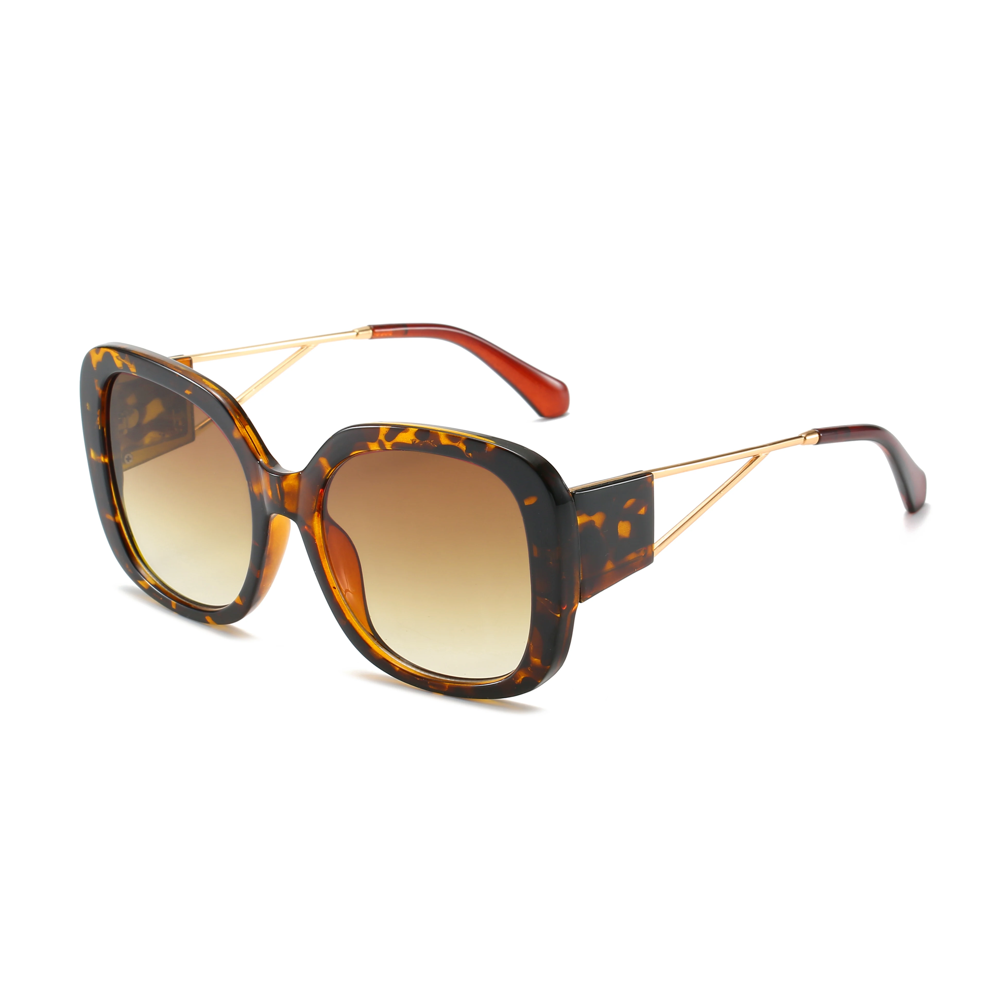 

Benci Oversized Sun Glasses Women Metal Shield Custom Logo Shades Retro Intellectuality 2020 New Arrivals Delicate Novelt