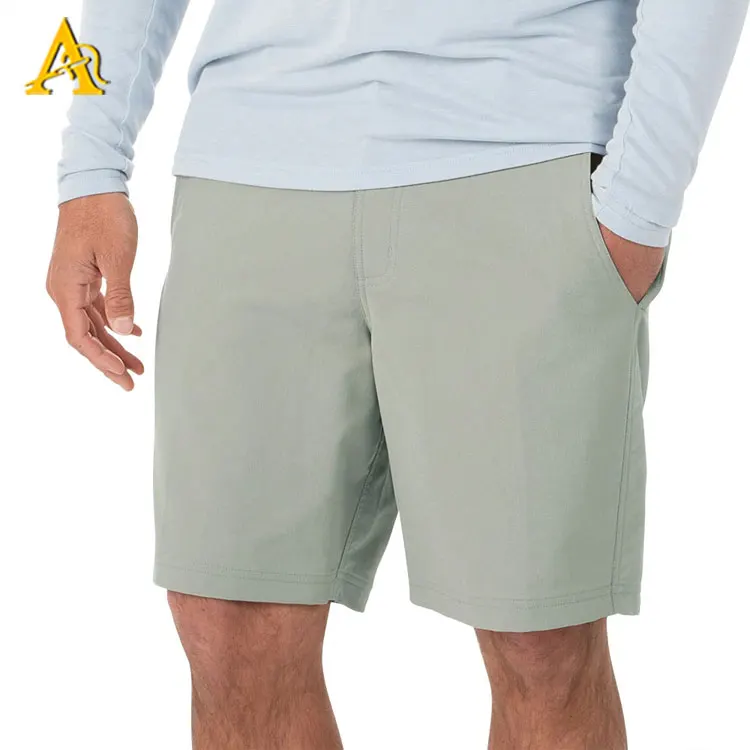

Summer Custom 4 Way Stretch Shorts with Pockets Outdoor Men's Shorts, Colour swatch card or customized color