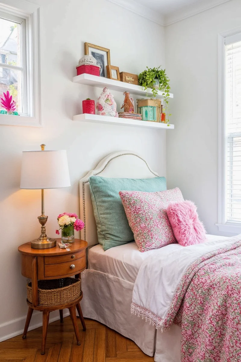 Wicker baskets used for toy and accessory storage