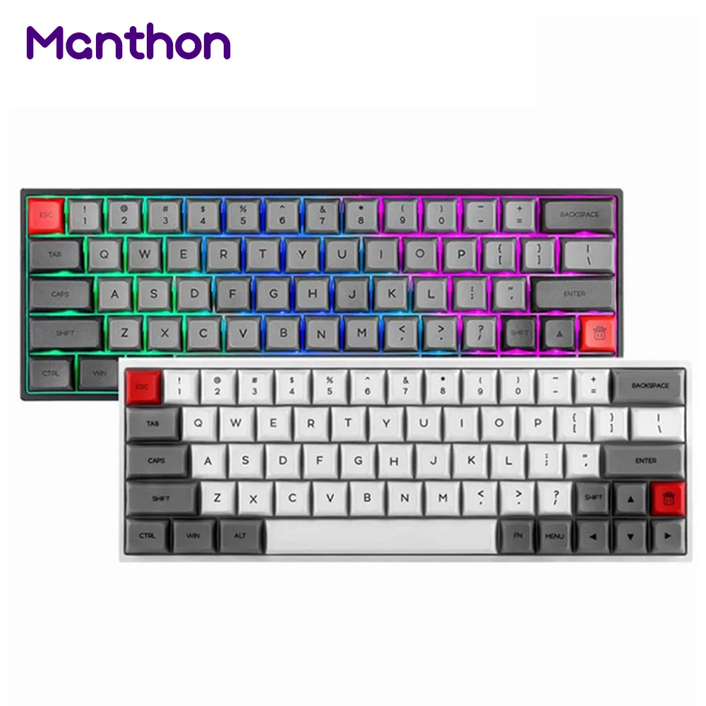 

SKYLOONG SK64 GK64 Hot Swappable RGB Backlit Wireless BT Mechanical Gaming Keyboard For Windows Mac