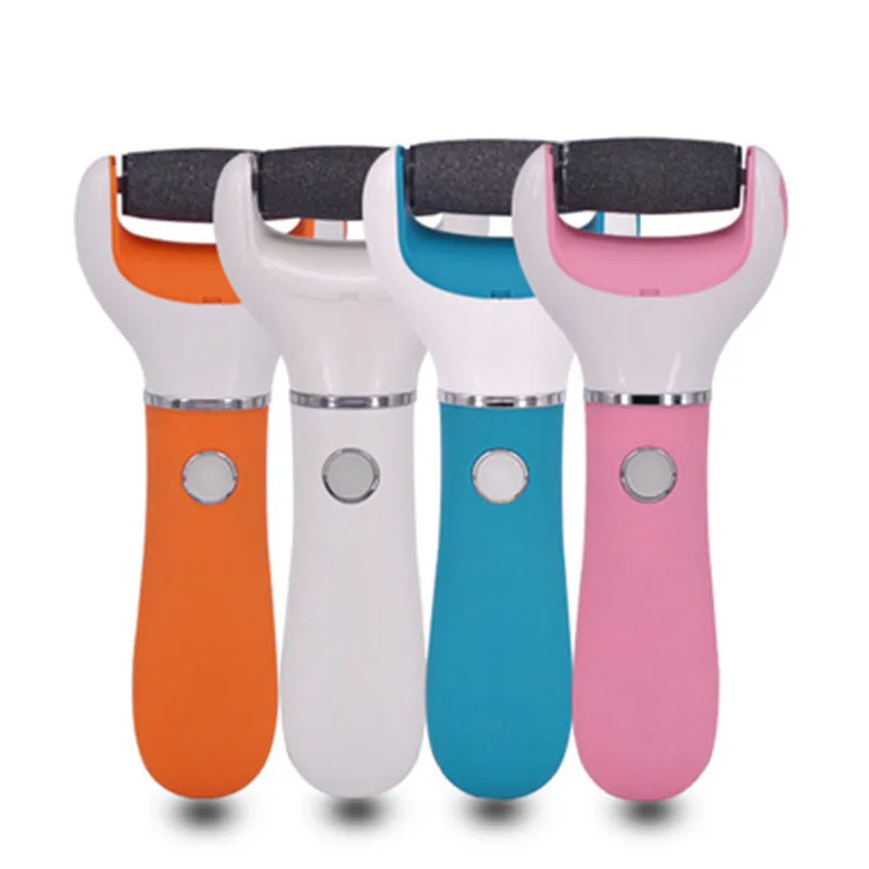 

Electric Callus Remover Rechargeable Electronic Foot Care Pedicure Callus Shaver Hard Skin Remover with 2 Rollers Head, White, orange, blue and pink