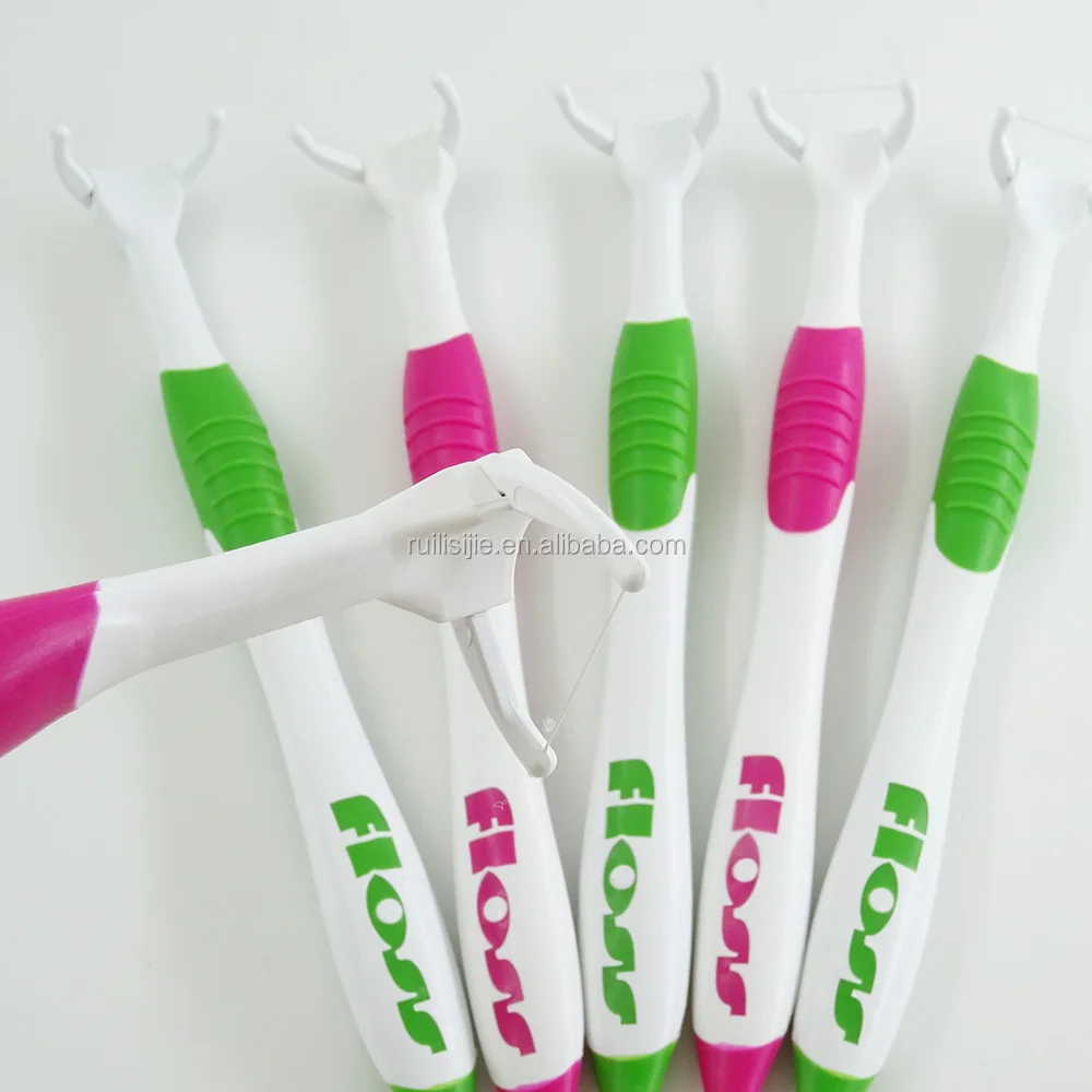 Y Shape Dental Floss Holders Dental Floss Pick With Refilled Heads